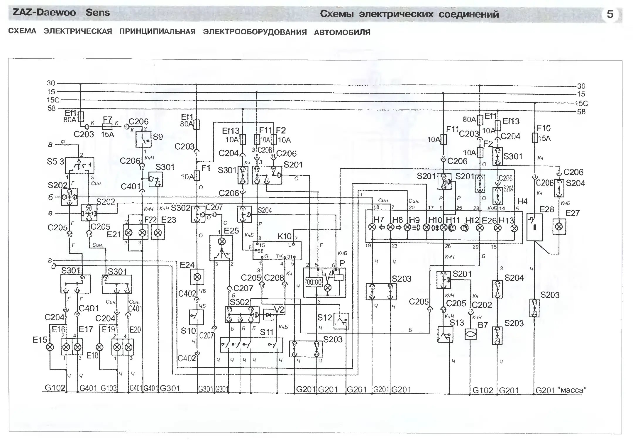 Схема заз шанс 1.3. Схема электрооборудования ЗАЗ Сенс 1.3. Электрическая схема ЗАЗ шанс 1.5. Схема электрическая ЗАЗ Сенс 1.3.