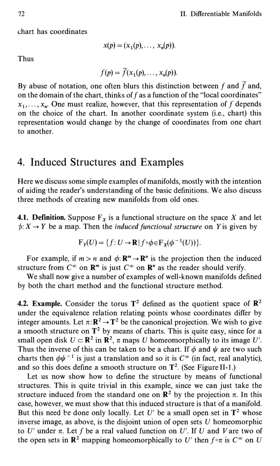 4. Induced Structures and Examples