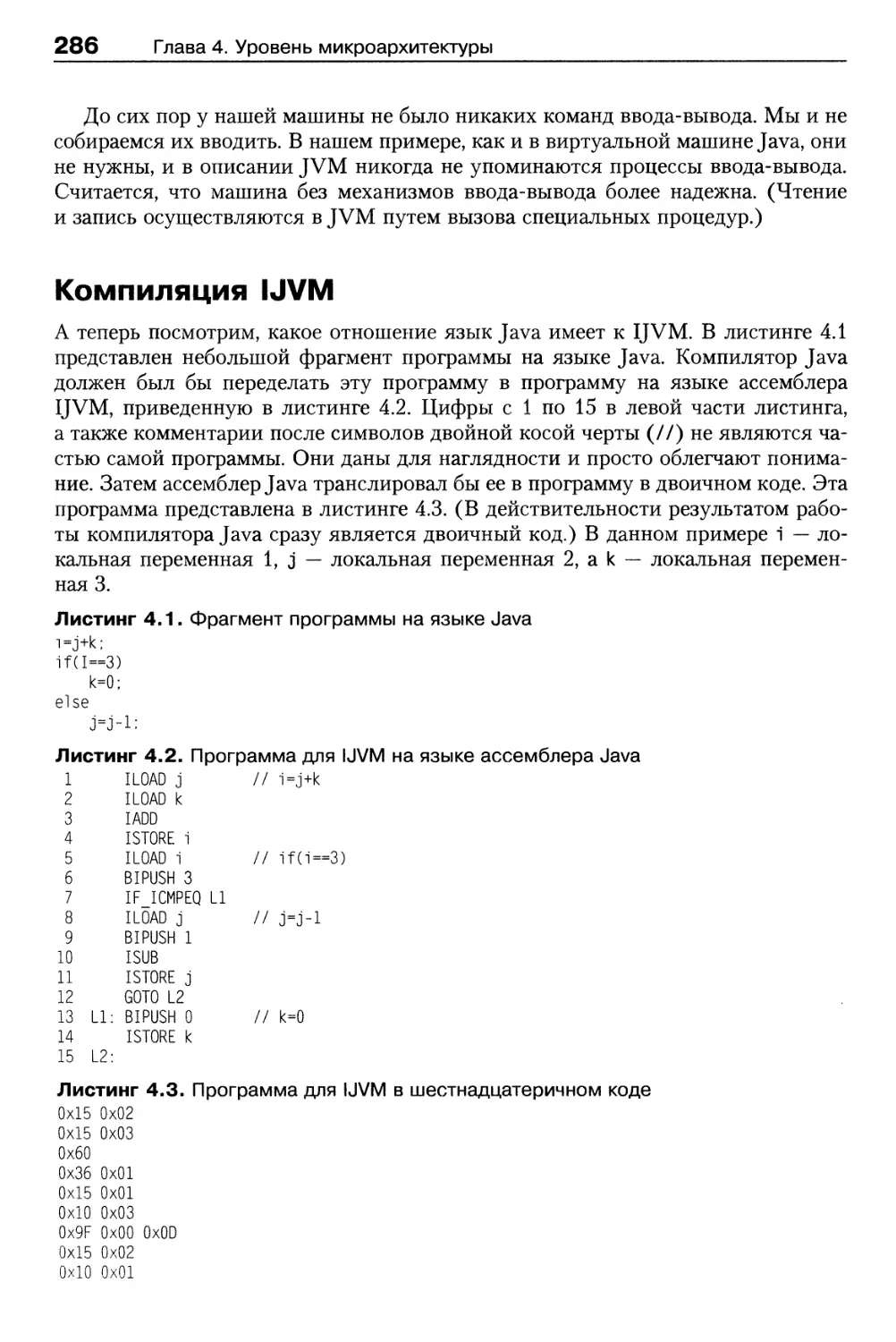 Компиляция IJVM