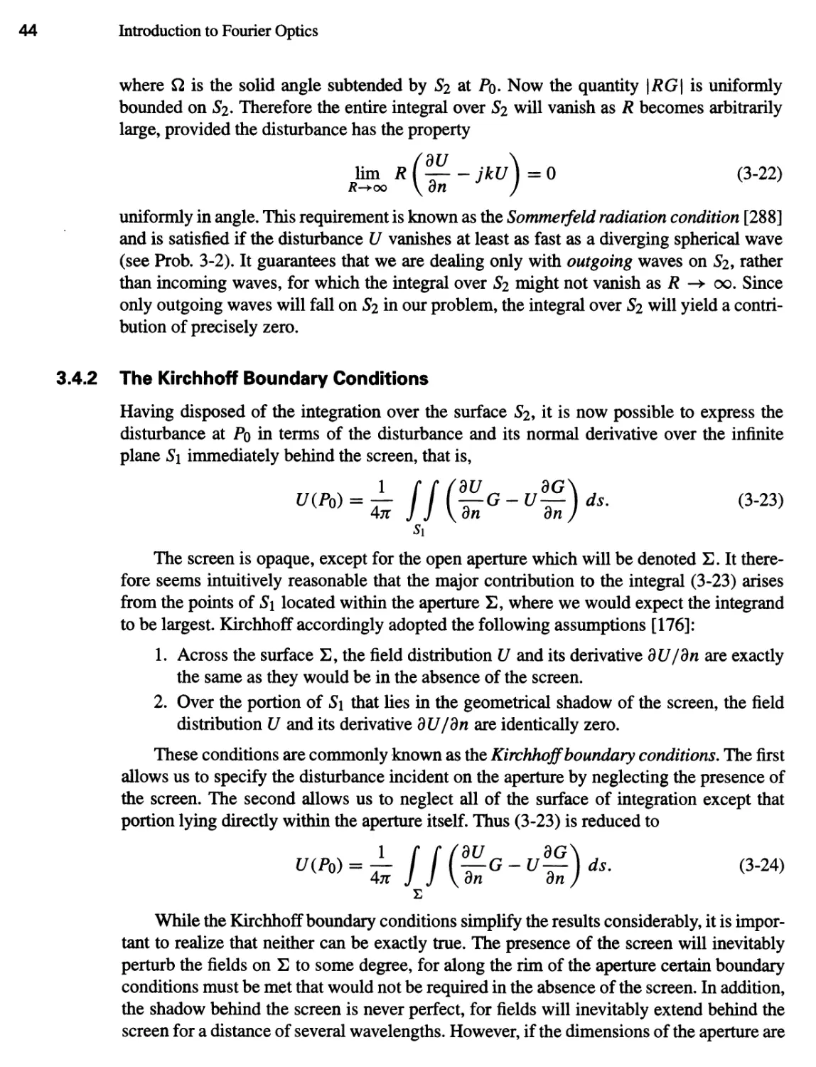3.4.2 The Kirchhoff Boundary Conditions 44