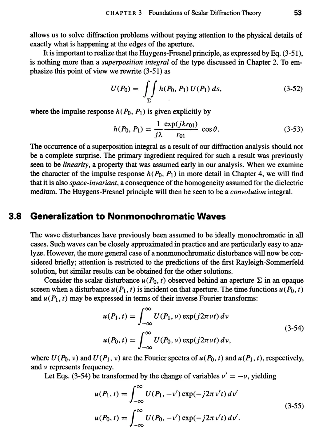 3.8 Generalization to Nonmonochromatic Waves 53