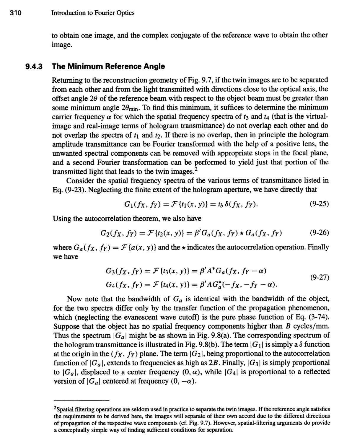 9.4.3 The Minimum Reference Angle 310