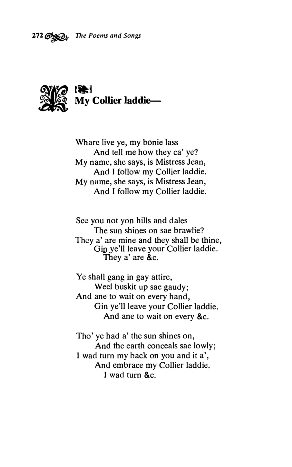 Му Collier laddie-