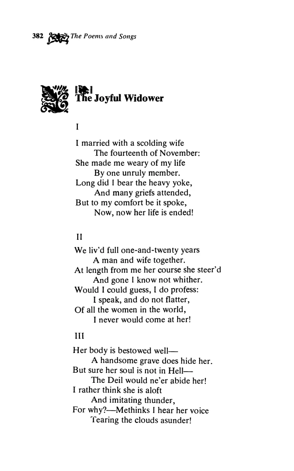 The Joyful Widower