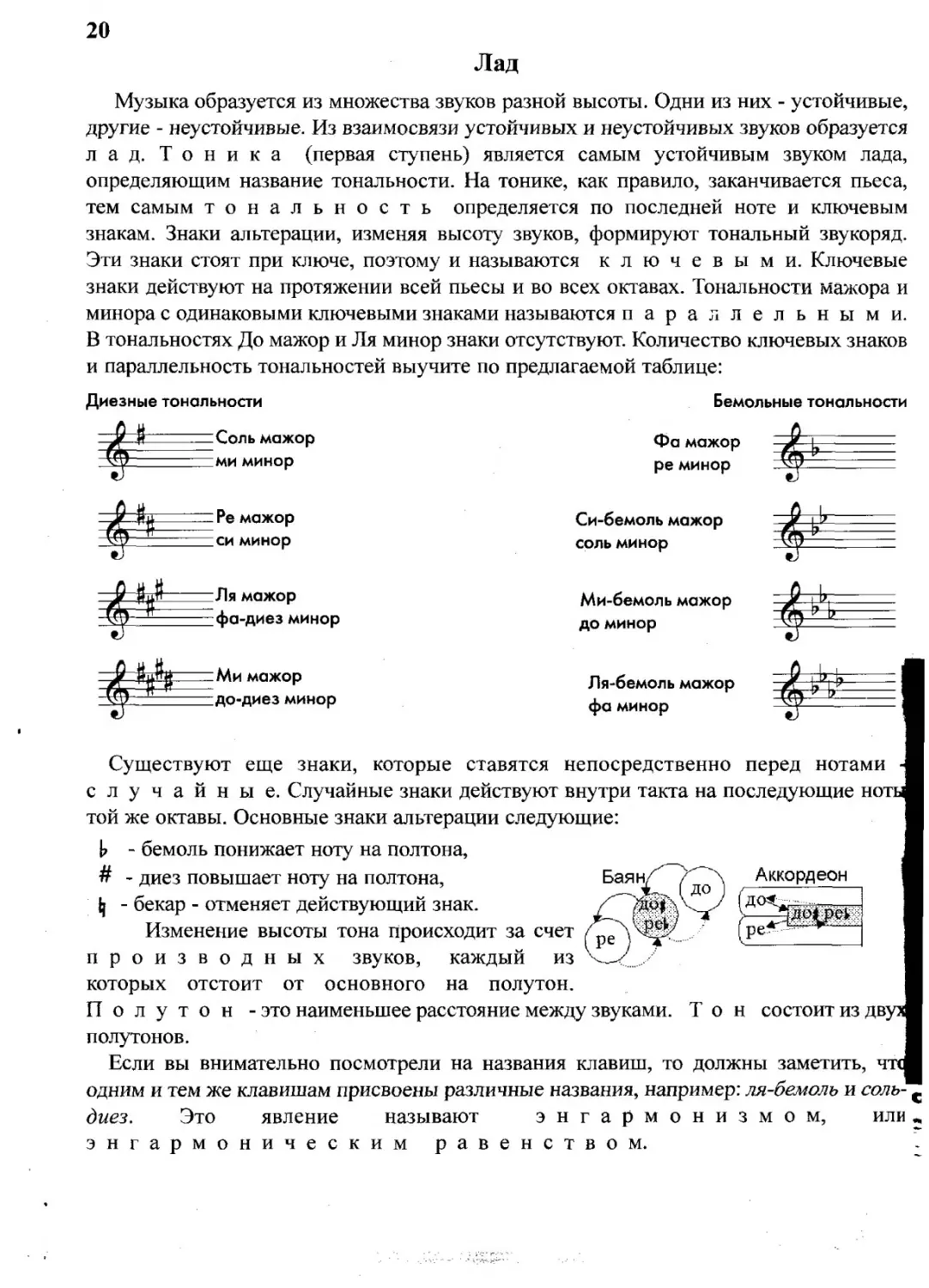 Самоучитель игры на баяне без