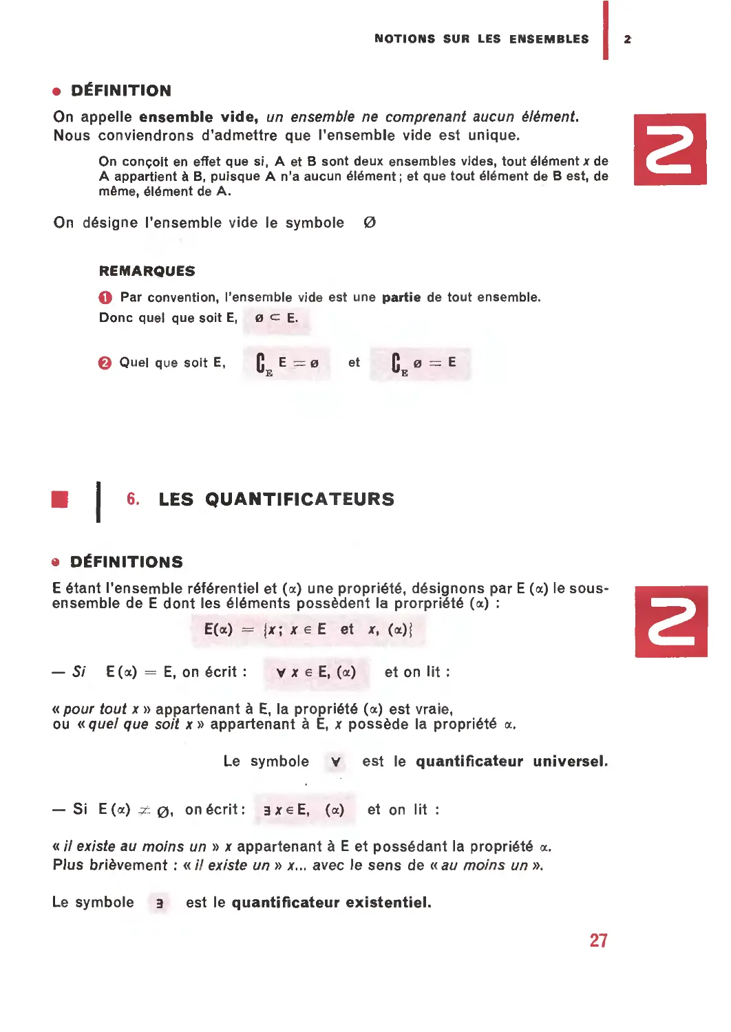 6. Les quantificateurs