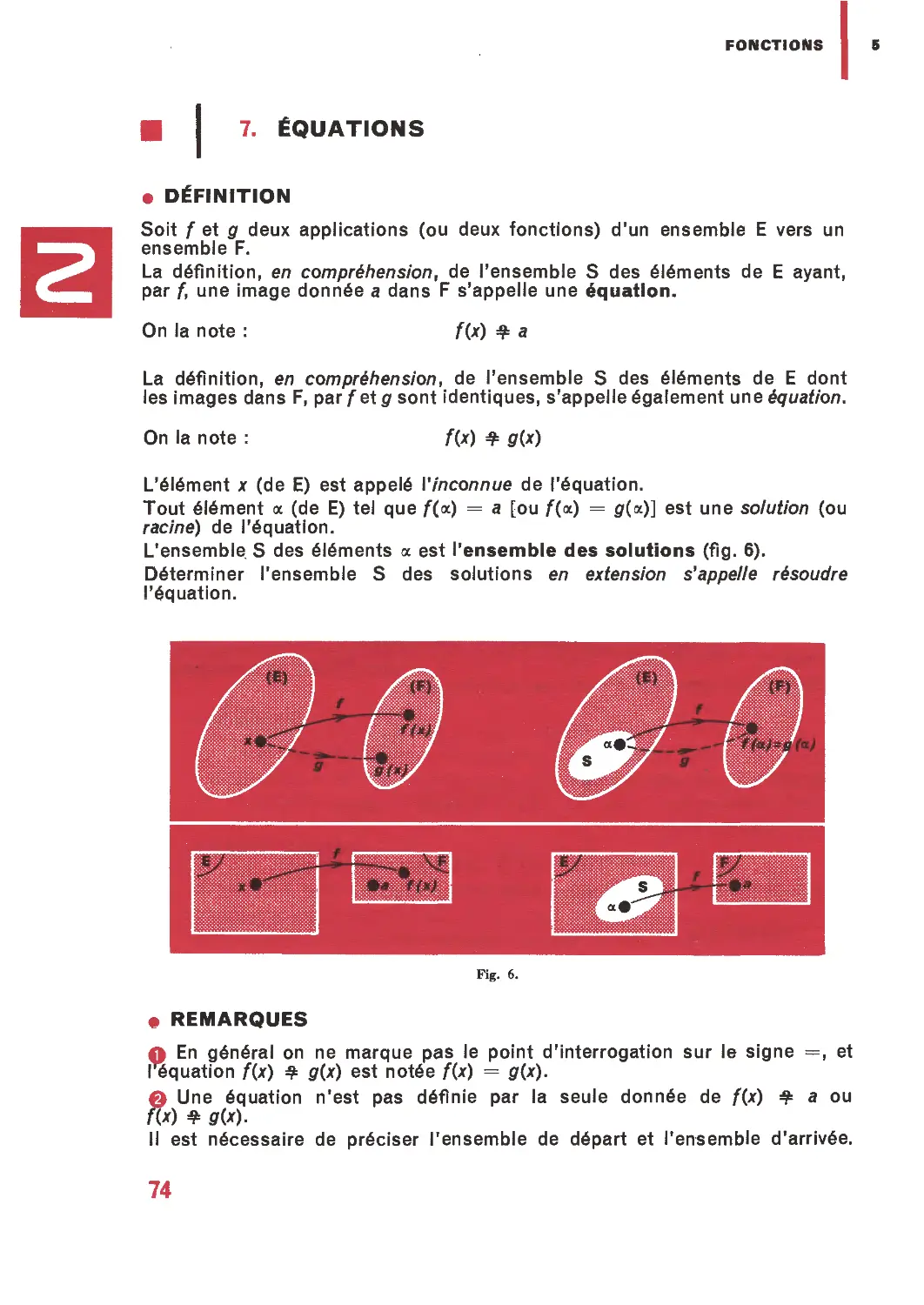 7. Équations