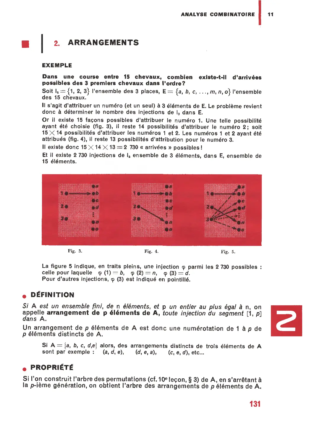 2. Arrangements