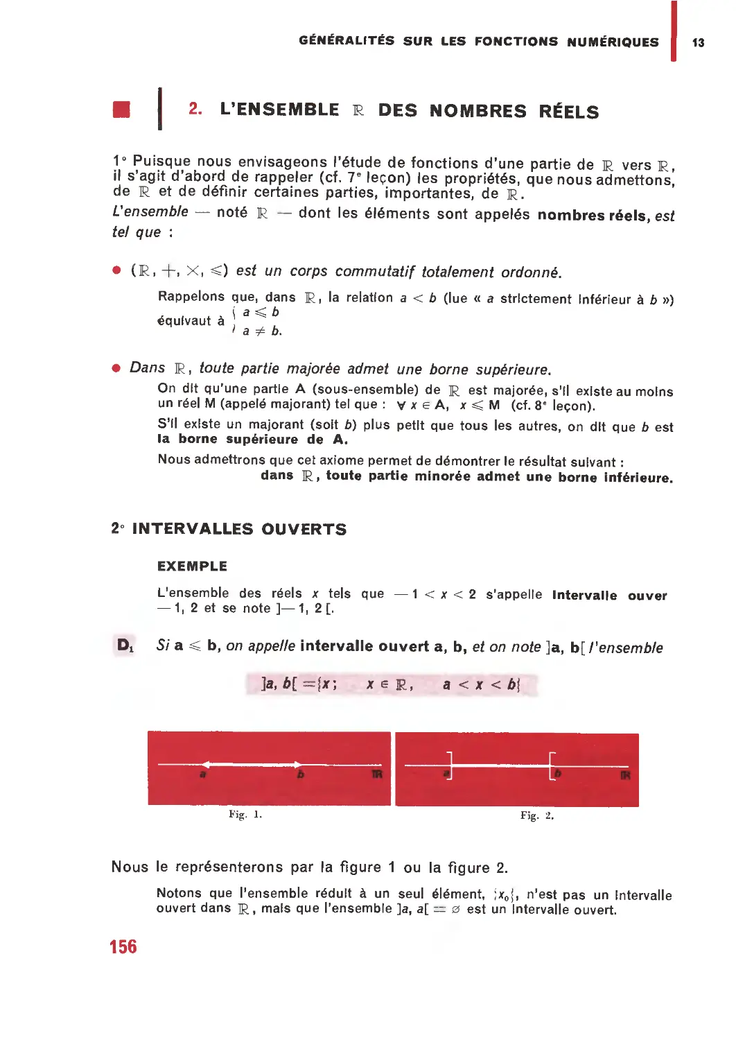 2. L’ensemble ℝ des nombres réels