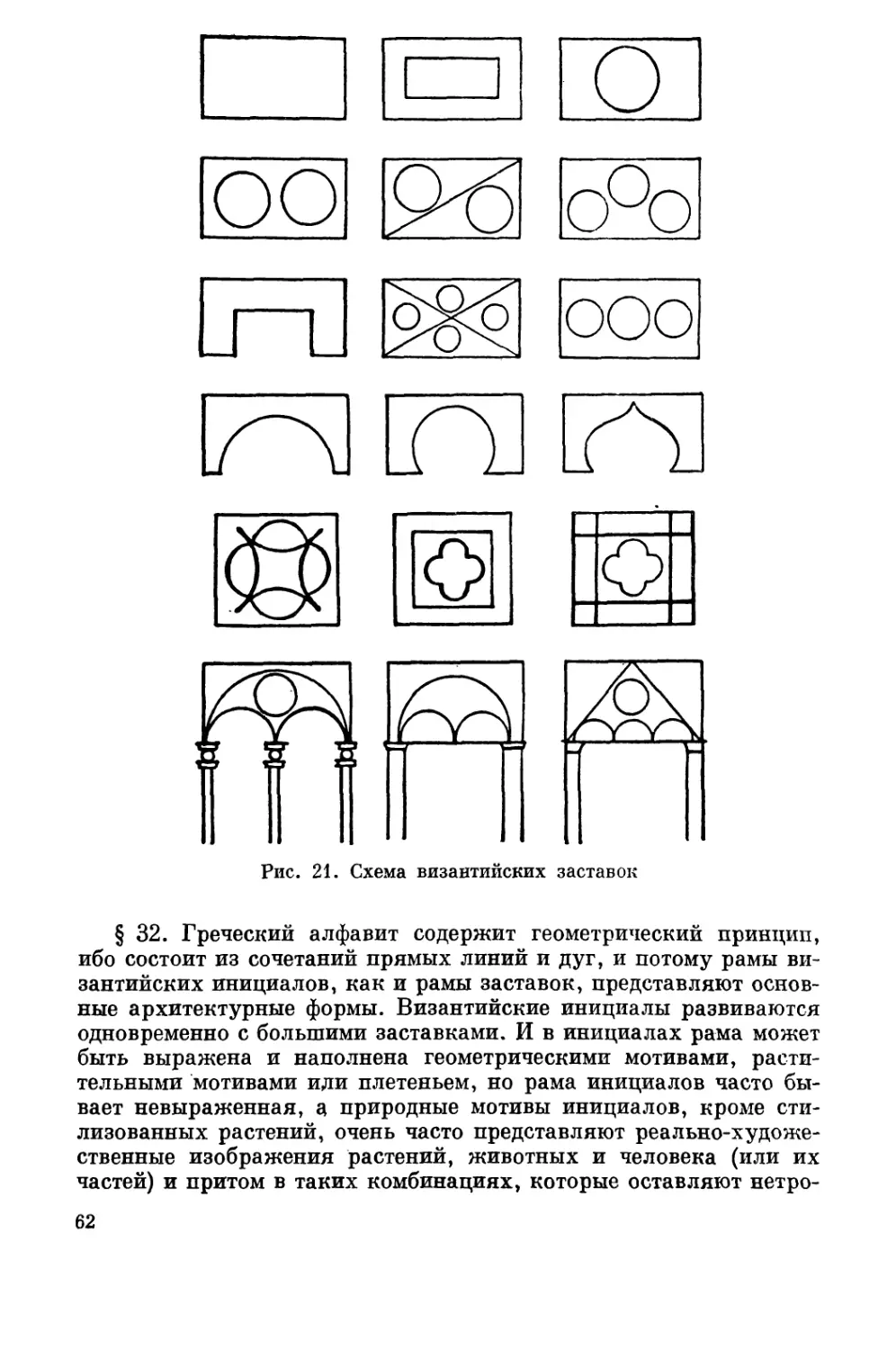 Рамы и мотивы. Инициалы византийских рукописей