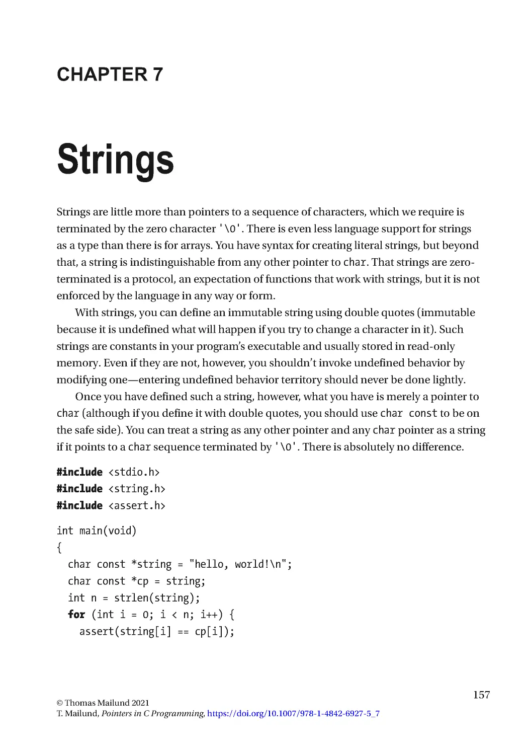 Chapter 7: Strings