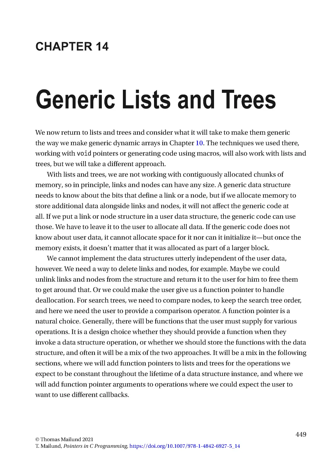 Chapter 14: Generic Lists and Trees