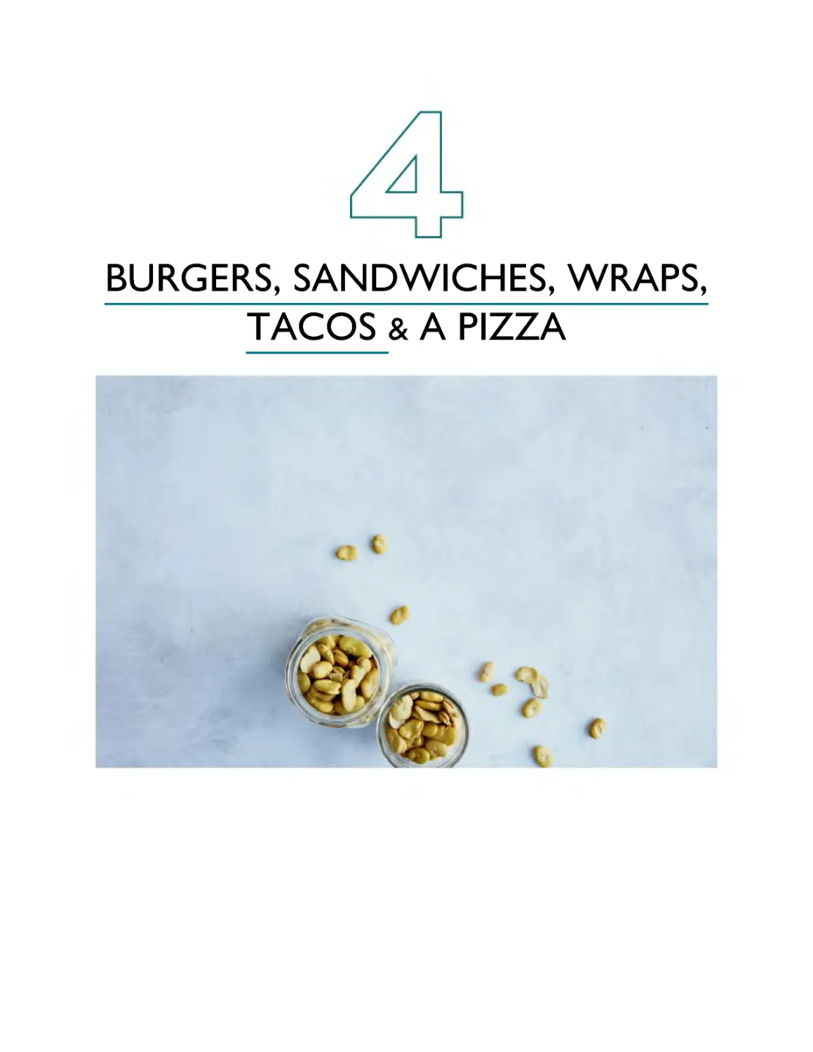 ﻿4 — Burgers, Sandwiches, Wraps, Tacos & a Pizz