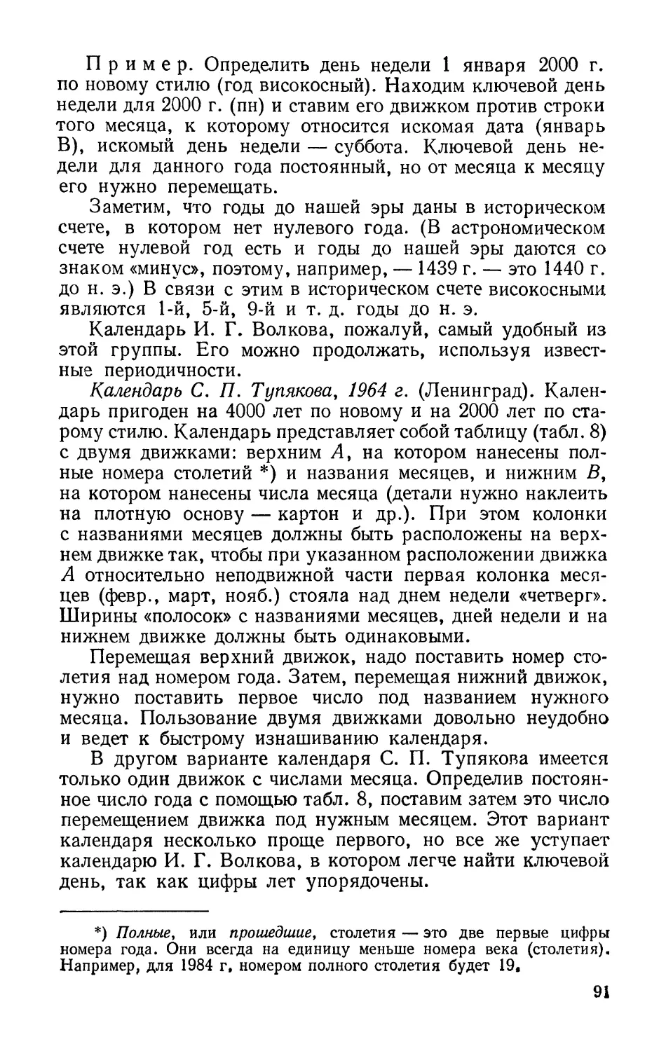 Календарь С. П. Тупякова, 1964 г.