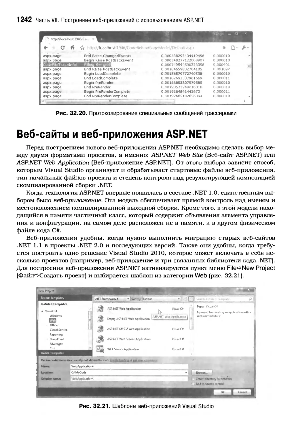 Веб-сайты и веб-приложения ASP.NET
