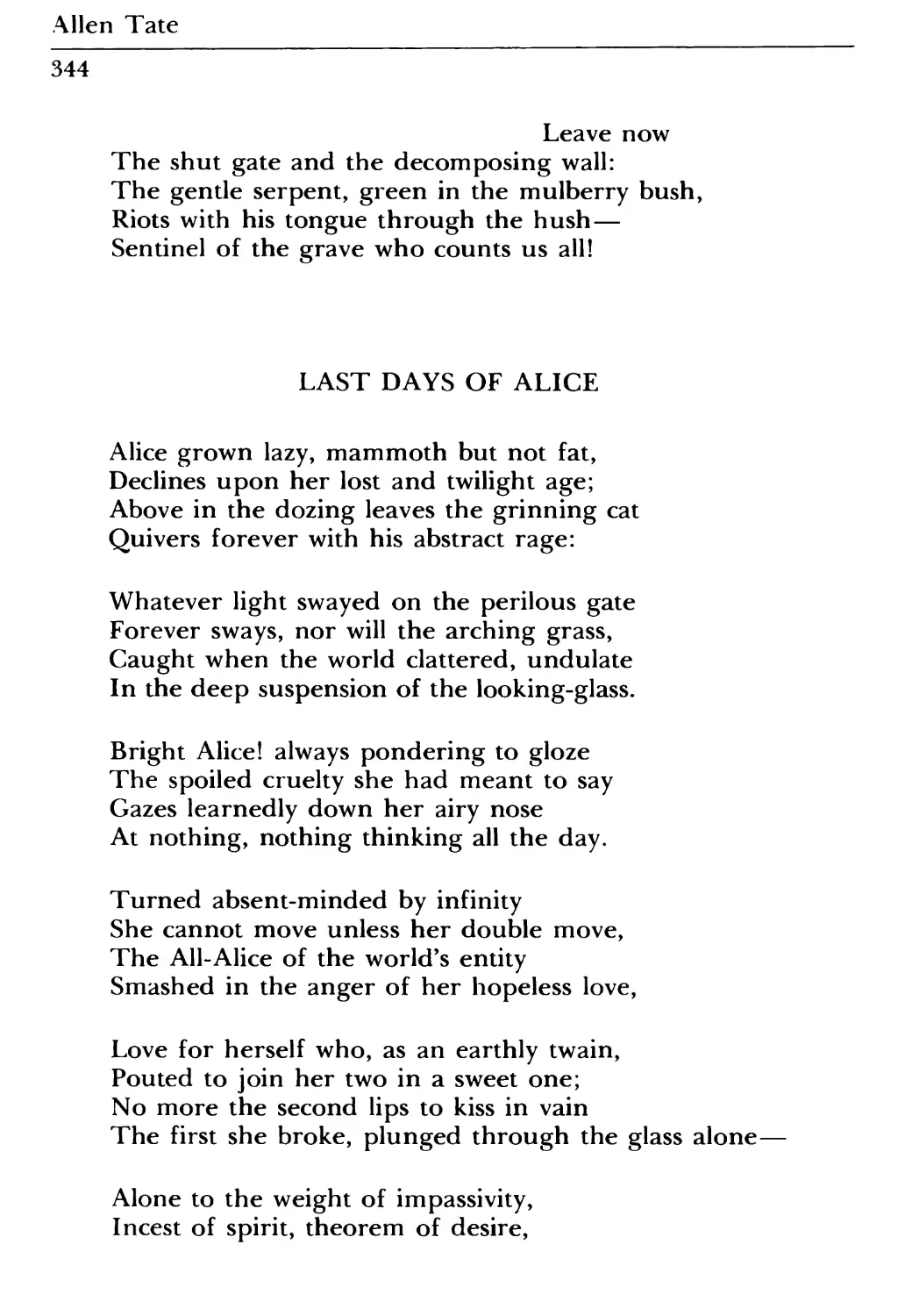 Last Days of Alice