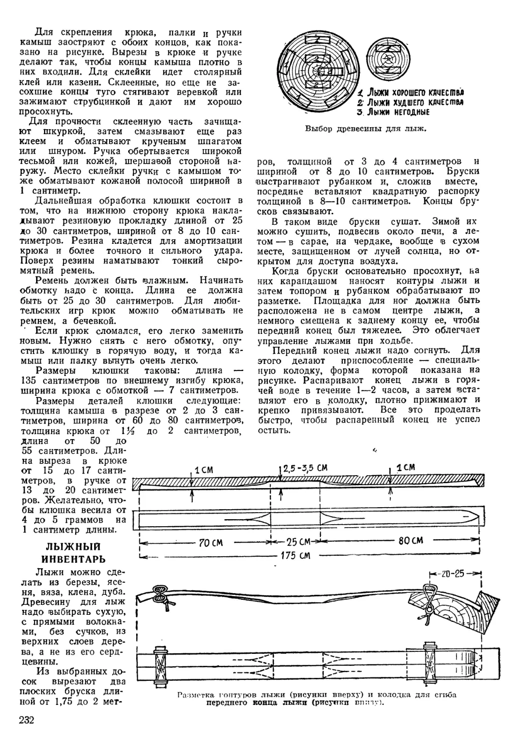 Лыжный инвентарь