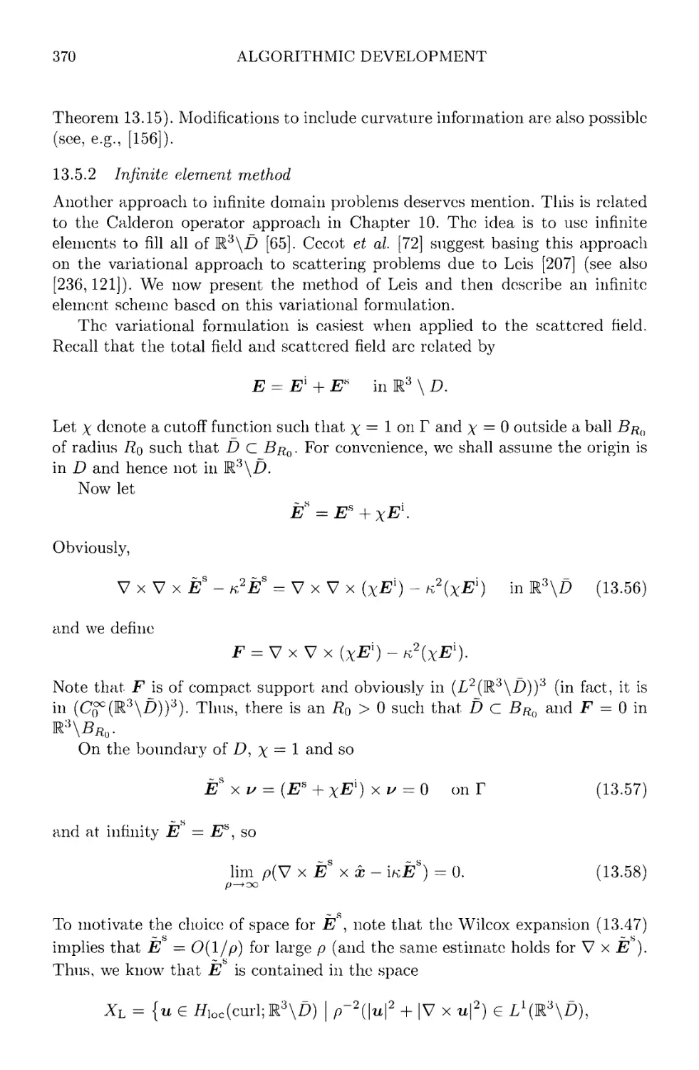 13.5.2 Infinite element method