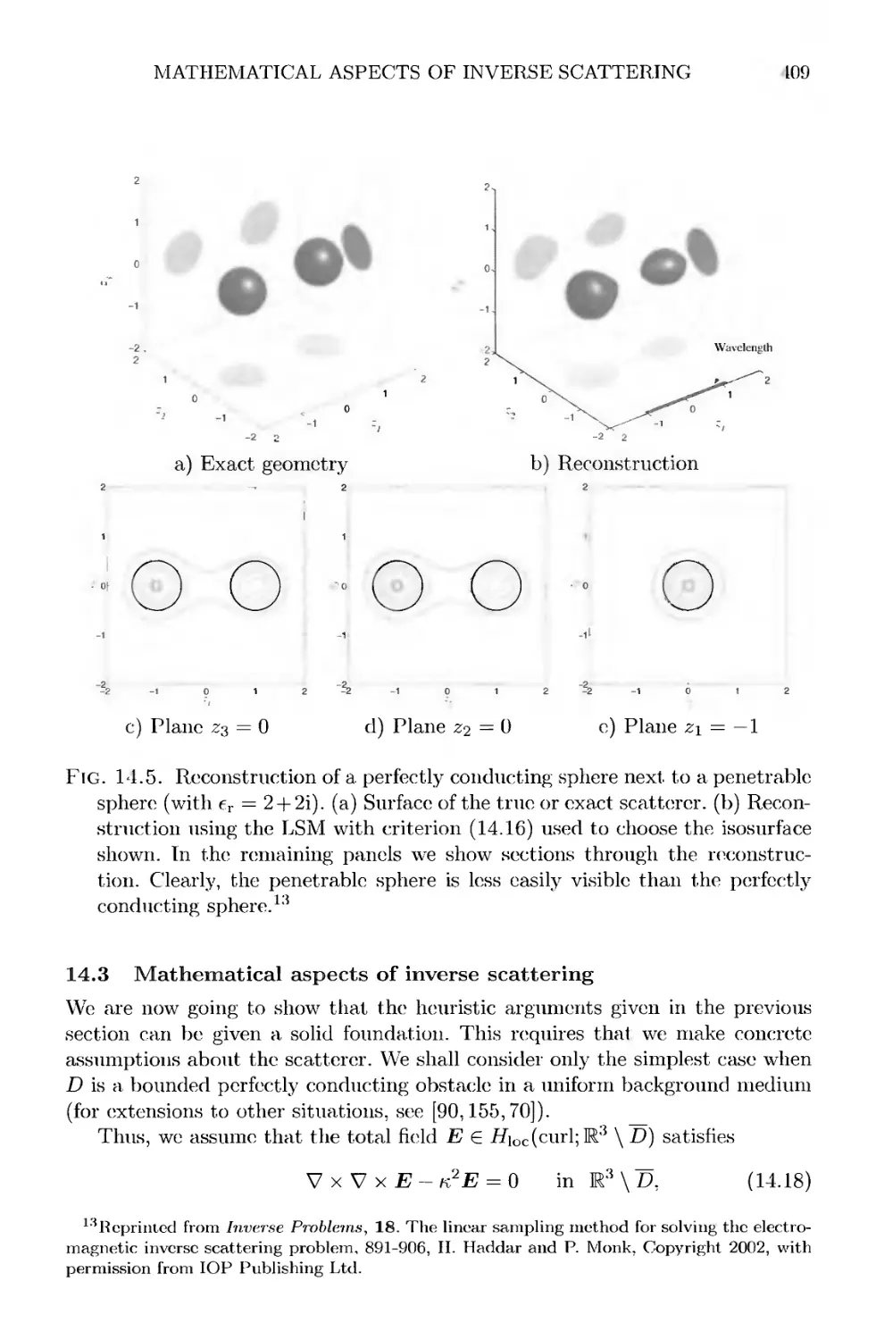 14.3 Mathematical aspects of inverse scattering