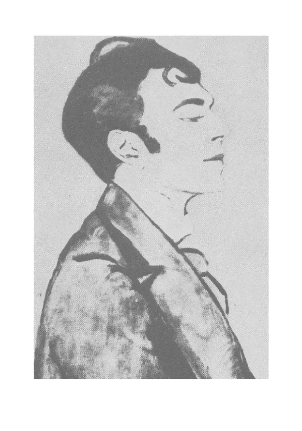 Стр. 34. Анна Зельманова. Портрет Мандельштама. 1914.