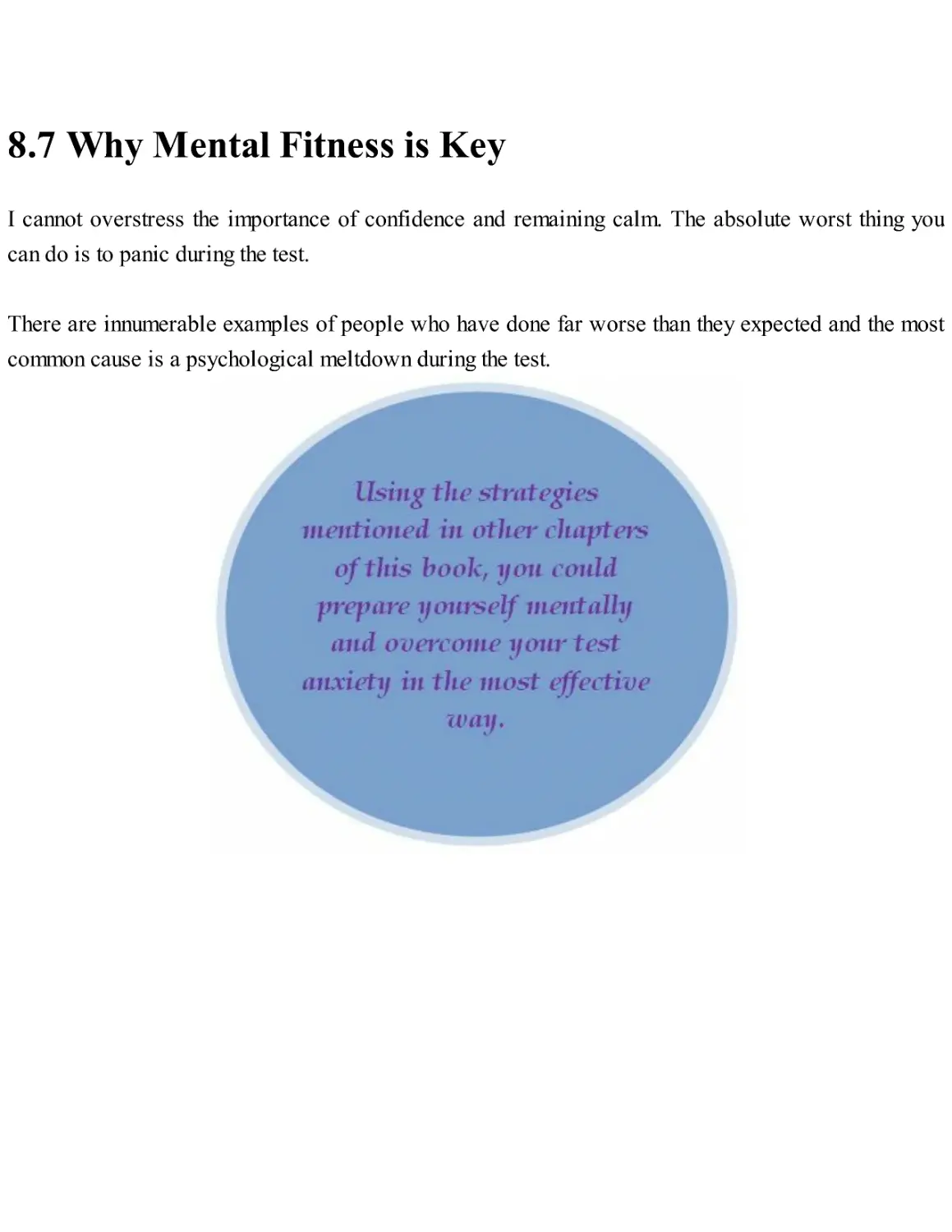 8.7 Why Mental Fitness is Key