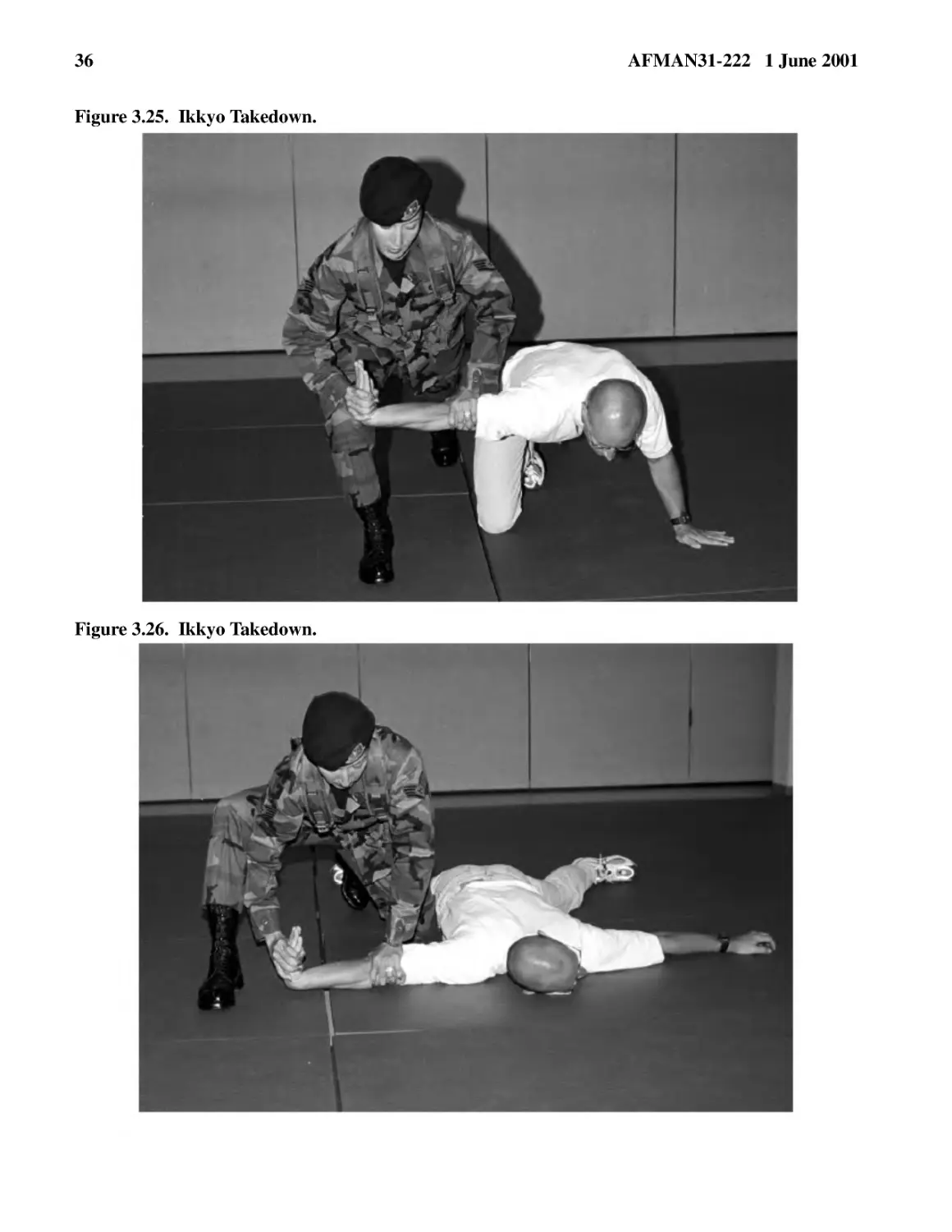 Figure 3.25.� Ikkyo Takedown.
Figure 3.26.� Ikkyo Takedown.