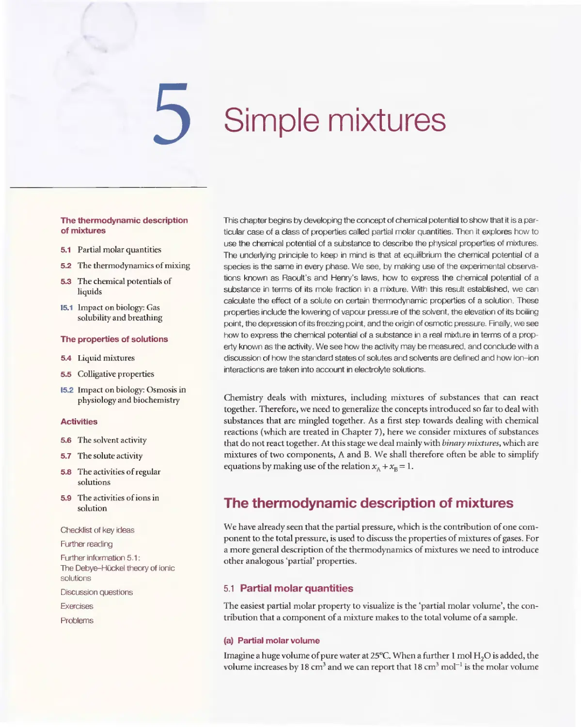 5 - Simple mixtures