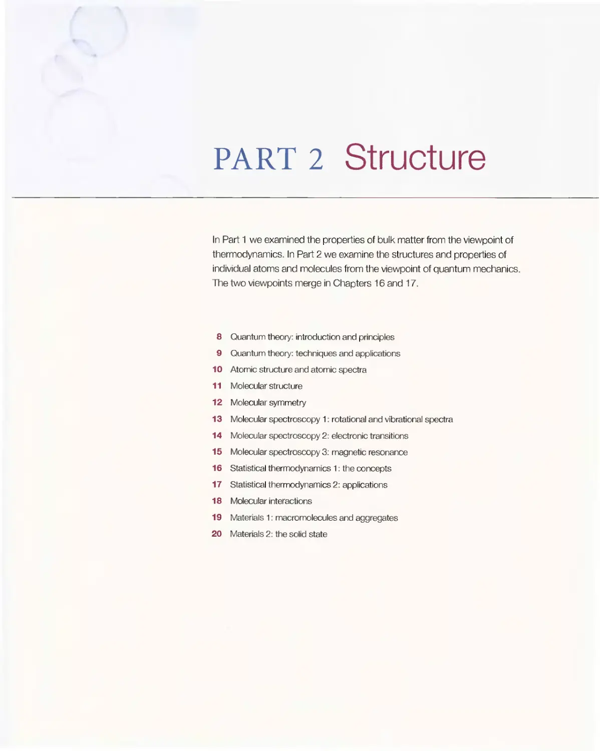 Part 2 - Structure