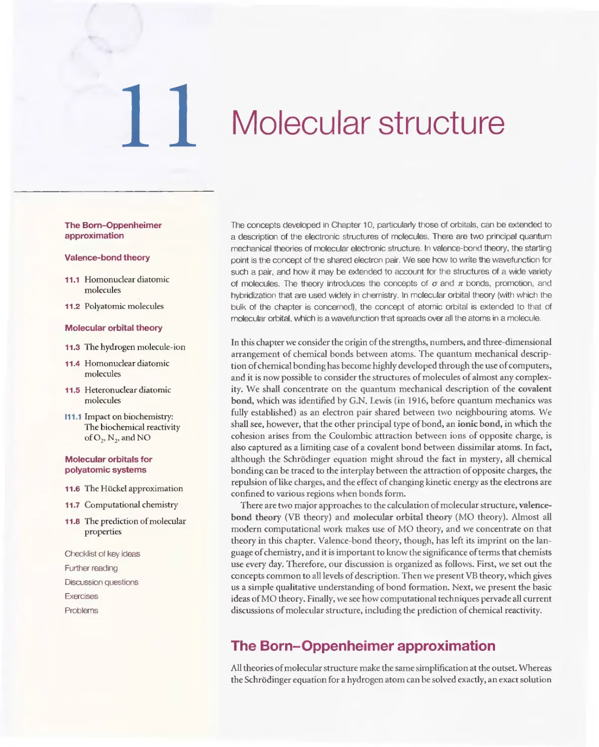 11 - Molecular structure