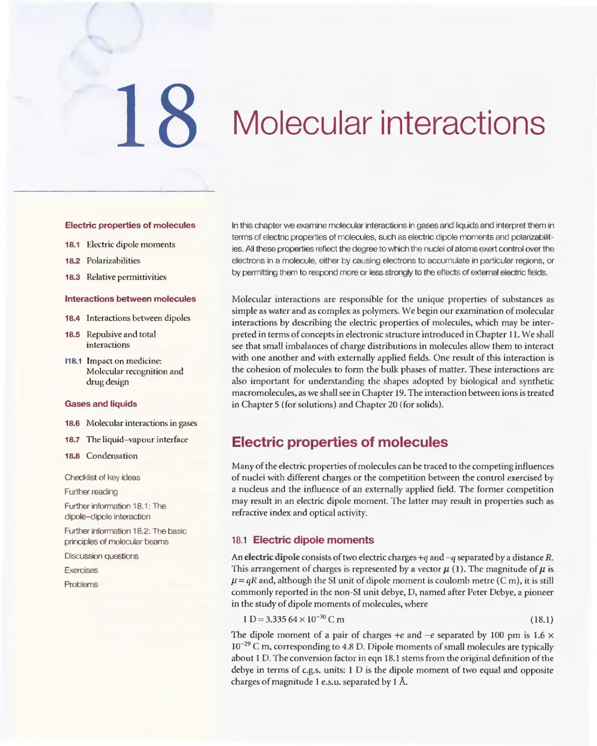 18 - Molecular interactions