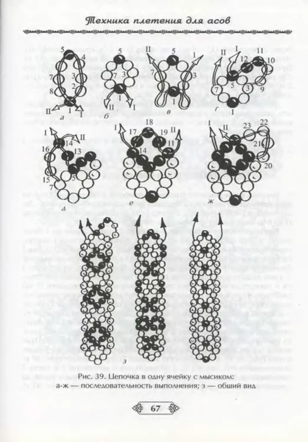 Схемы плетения из бисера браслетов широких