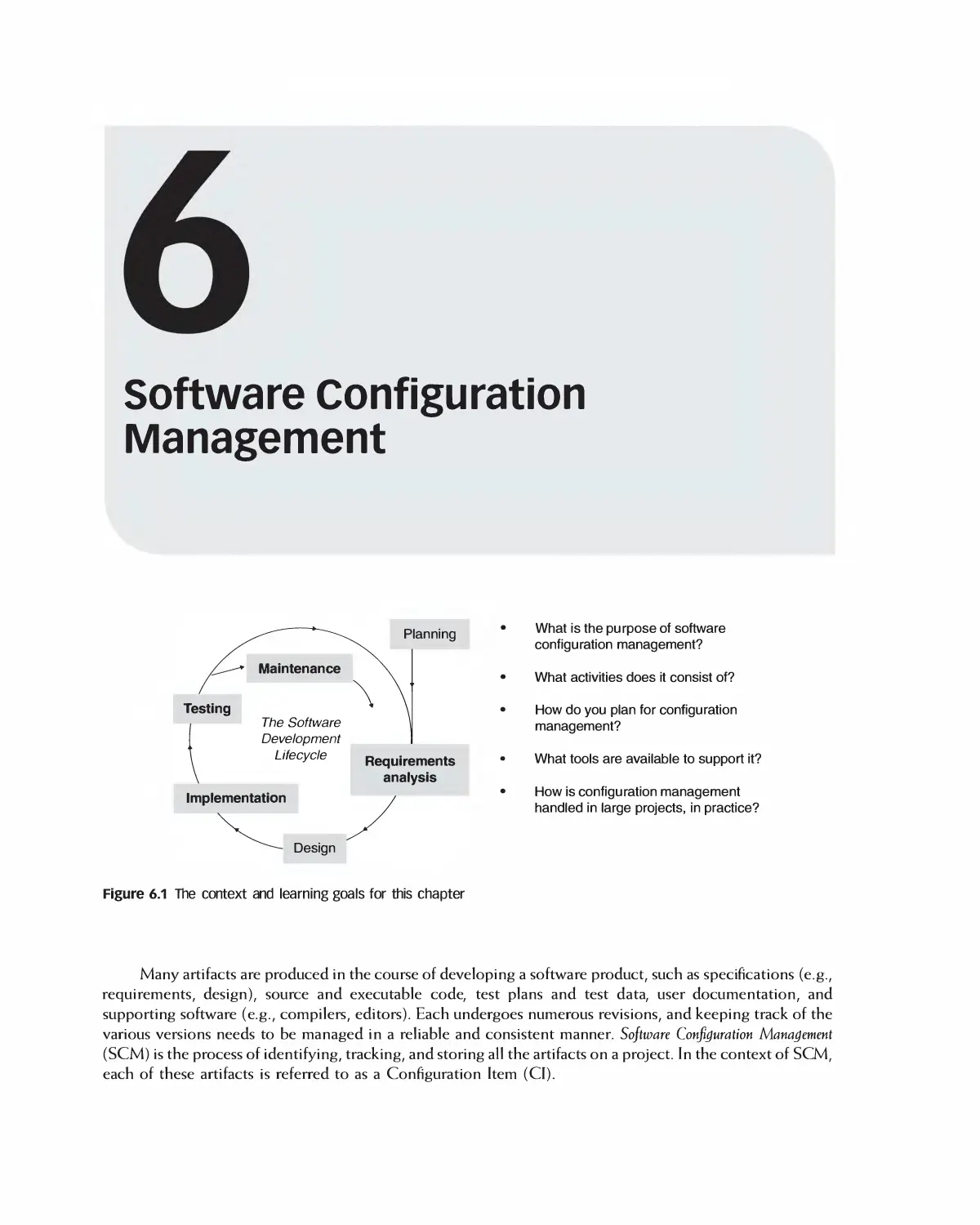 Chapter 6: Software Configuration Management