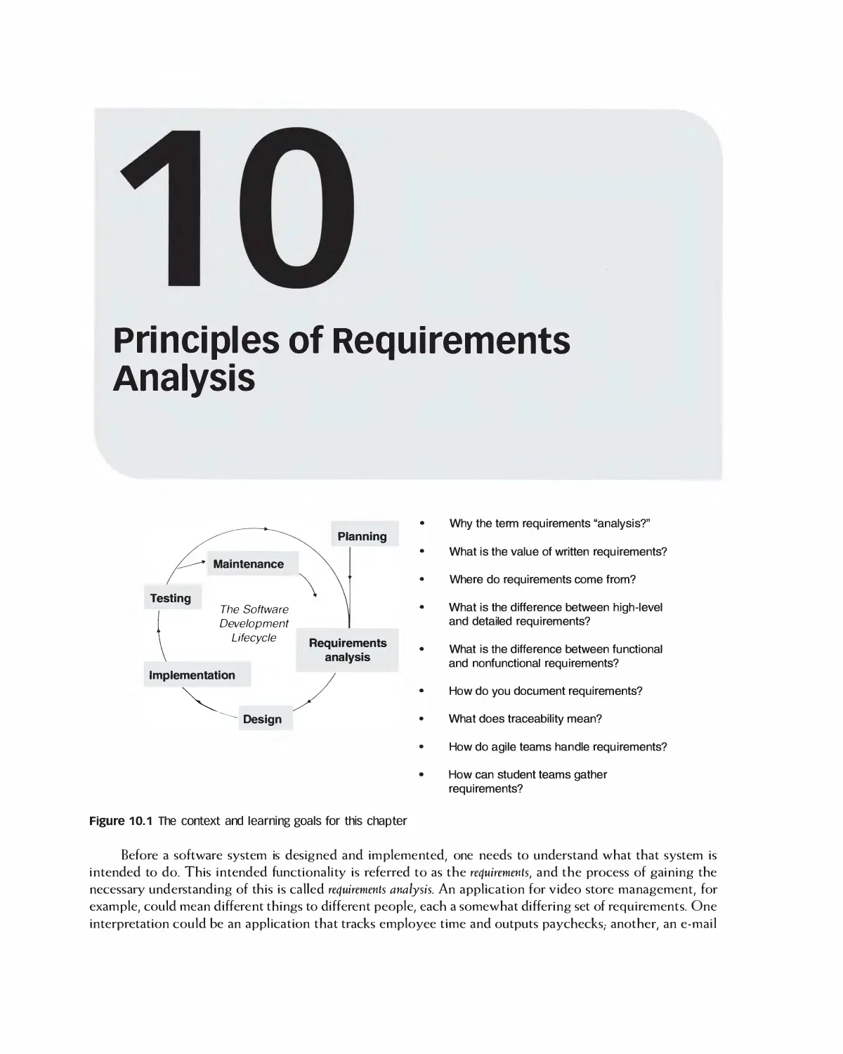 PART IV: Requirement Analysis