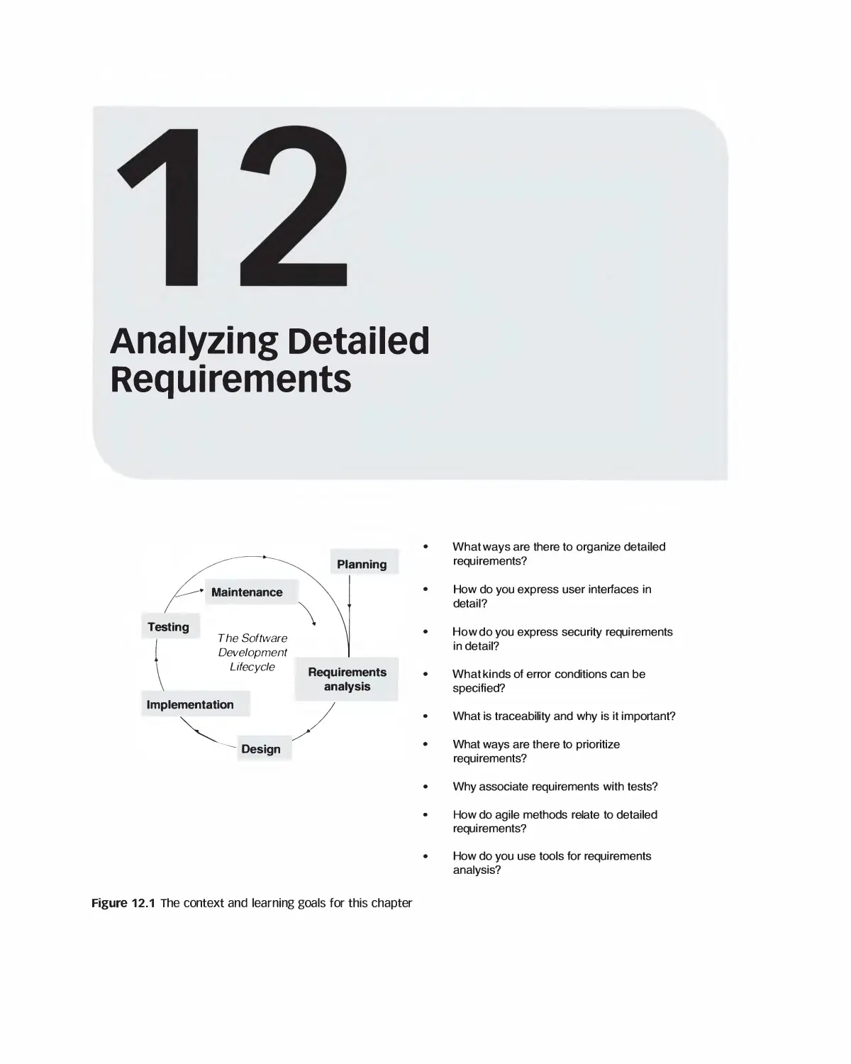 Chapter 12: Analyzing Detailed Requirements
