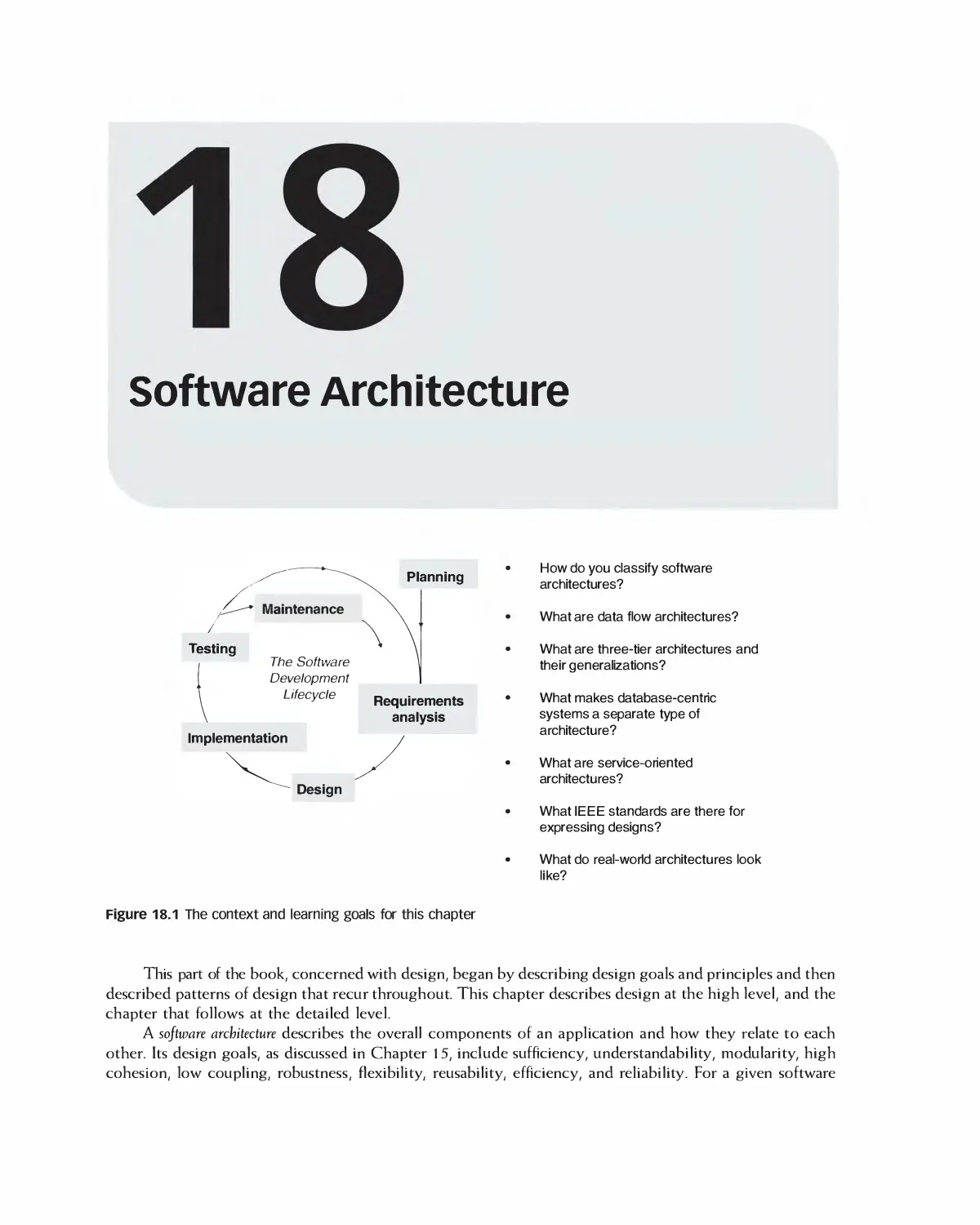 Chapter 18: Software Architecture