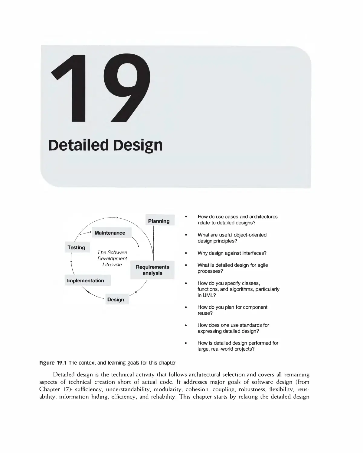 Chapter 19: Detailed Design