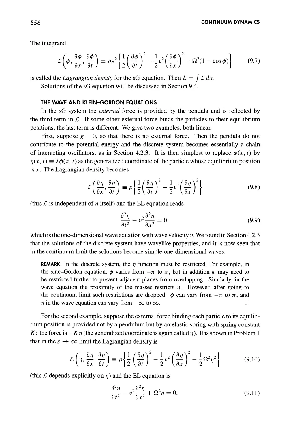 The Wave and Klein-Gordon Equations