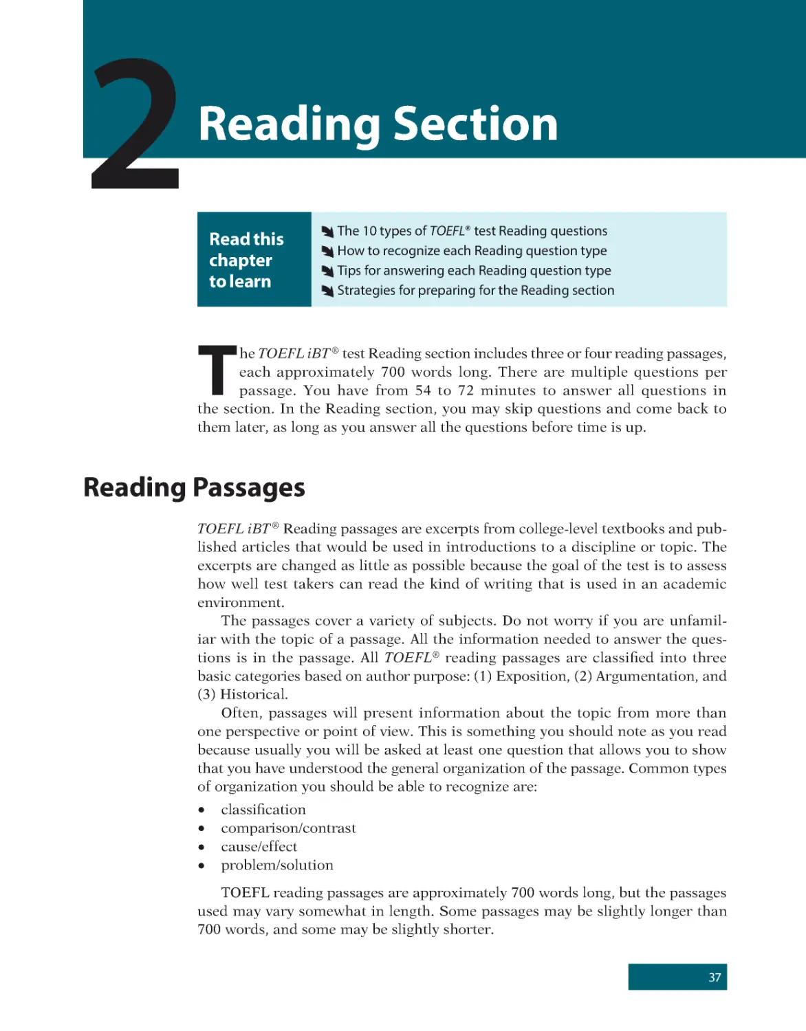 2 Reading Section