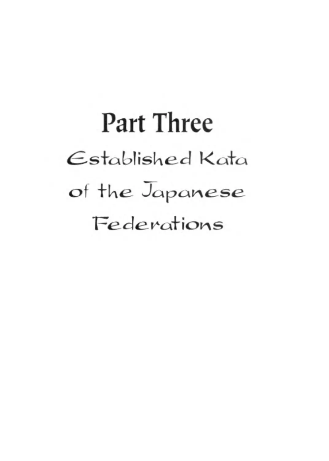 223 - Part 3 Established Kata Of The Japanese Federations