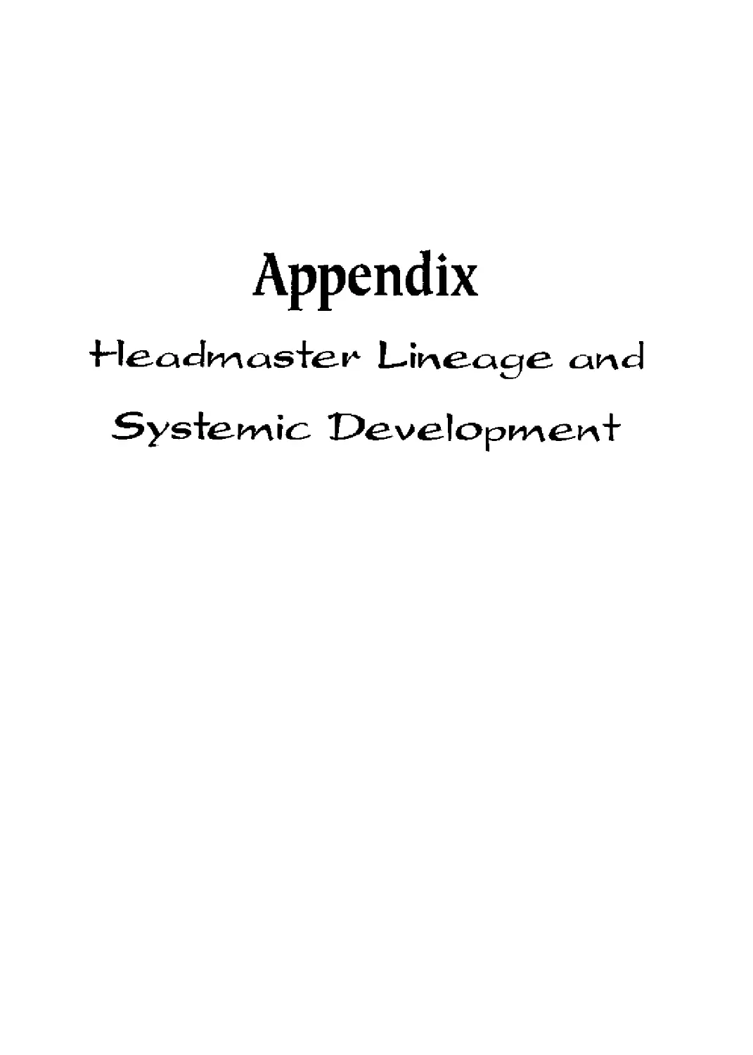 303 - Appendix
