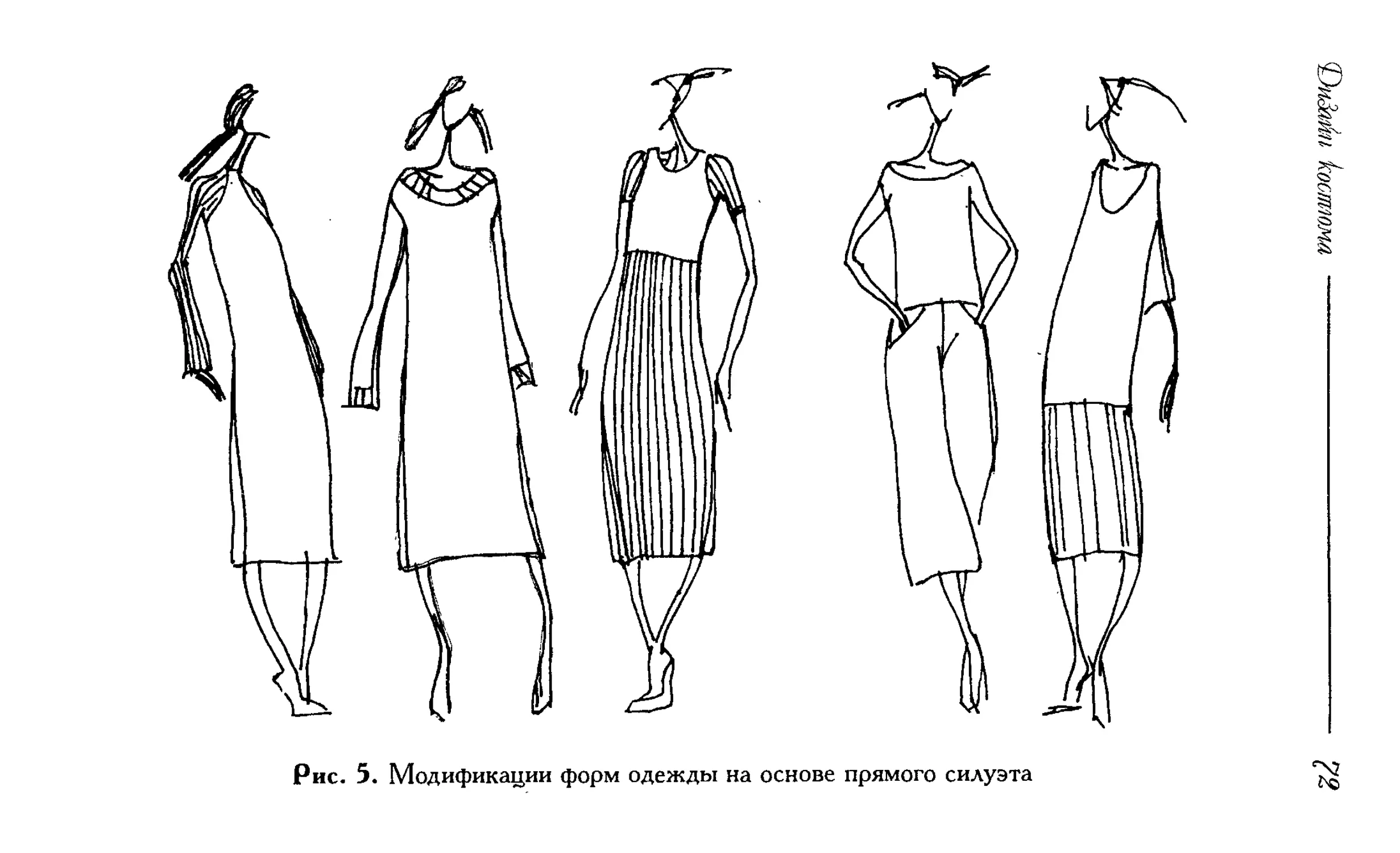 Композиционно конструктивные принципы дизайна одежды рисунок
