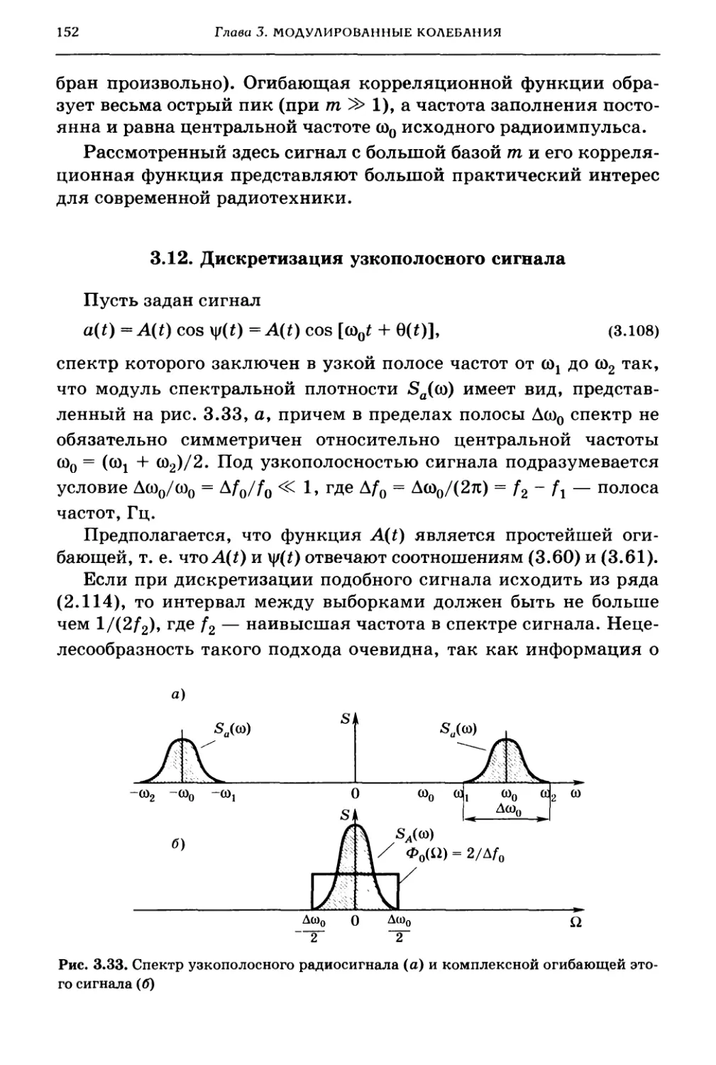 3.12. Дискретизация узкополосного сигнала