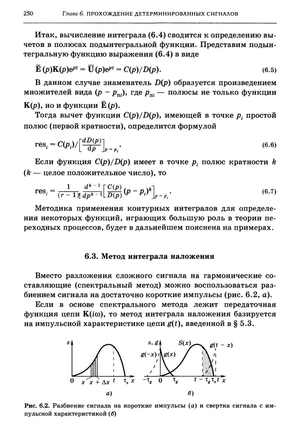 6.3. Метод интеграла наложения