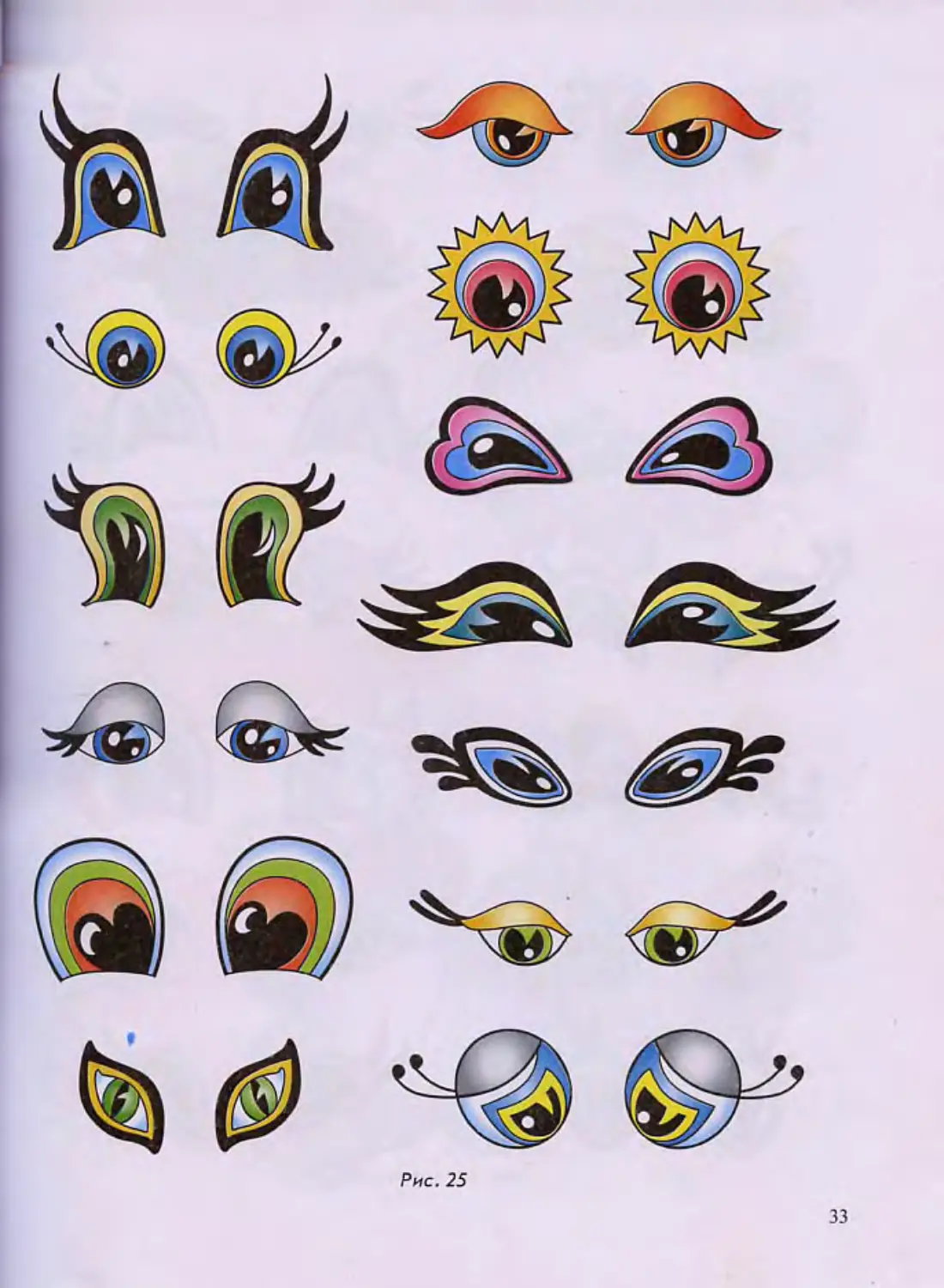 Рисованные глаза для игрушек