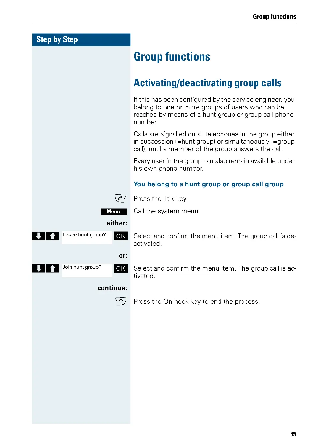 Group functions