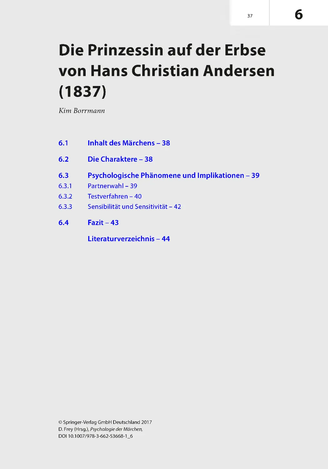﻿6 Die Prinzessin auf der Erbse von Hans Christian Andersen ø1837