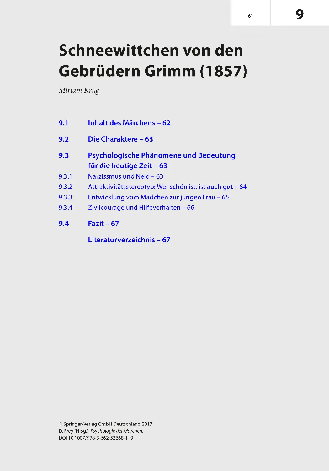 ﻿9 Schneewittchen von den Gebrüdern Grimm ø1857