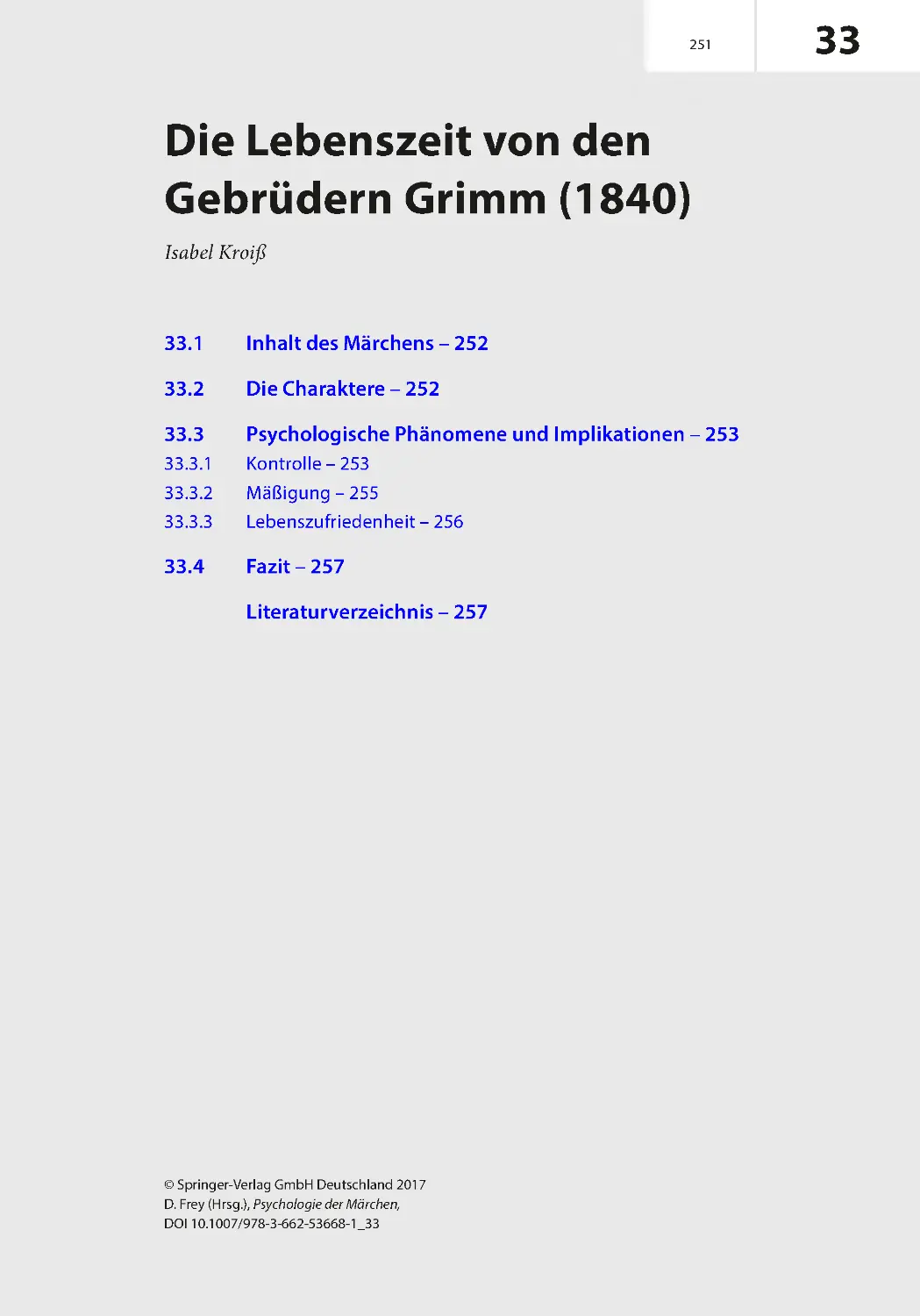 ﻿33 Die Lebenszeit von den Gebrüdern Grimm ø1840