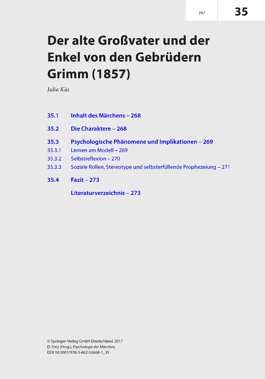 ﻿35 Der alte Großvater und der Enkel von den Gebrüdern Grimm ø1857