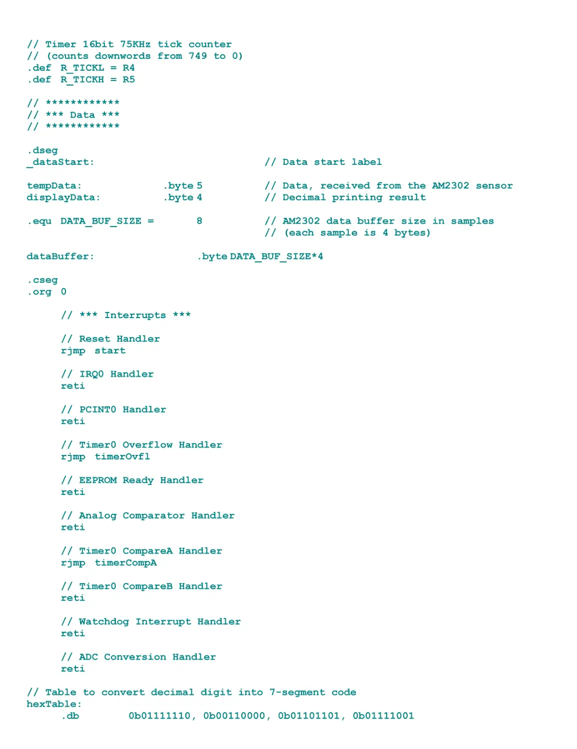 Arduino на Assembler